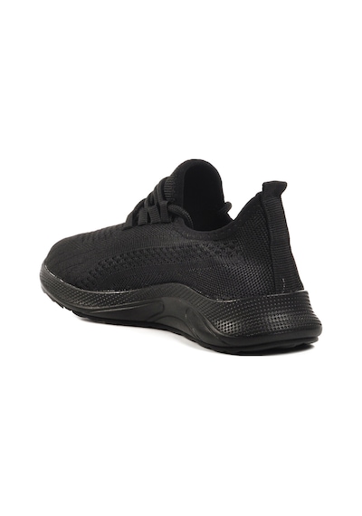 Siyah Triko Hafif Unisex Spor Ayakkabı Pına 101 G Siyah-siyah Siyah