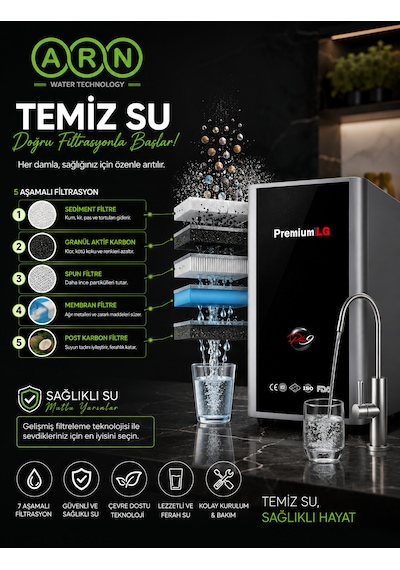 Sucool Su Arıtma Premium Lg Yüksek Kaliteli 9 Ph Su Arıtma Cihazı Ce - Iso Belgeli 1