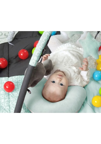 Babyjem 3 Fonksiyonlu Bebek Oyun Jimnastik Halısı  Yeşil