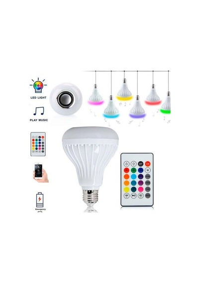Uzaktan Kumandalı Bluetooth Led Ampül Lamba