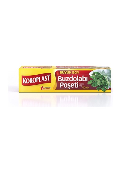 2 Adet Koroplast Buzdolabı Poşeti Büyük 30 45 20 Adet