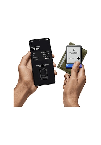 Ledger Flex Recovery Key Ve Kripto Donanım Cüzdanı Neptün Mavisi