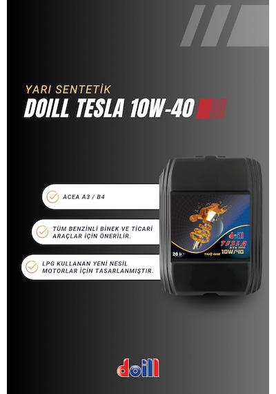 Doill Tesla 10W-40 Apı Sl/Cf Acea A3/B4 Motor Yağı 20 L