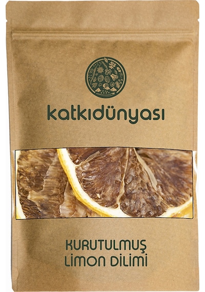 Katkı Dünyası Kurutulmuş Limon Dilimi 250 G