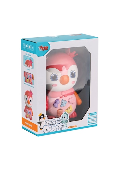Jlg-855-115a Işıklı Ve Müzikli Penguen Pianosu -vardem Oyuncak Standart