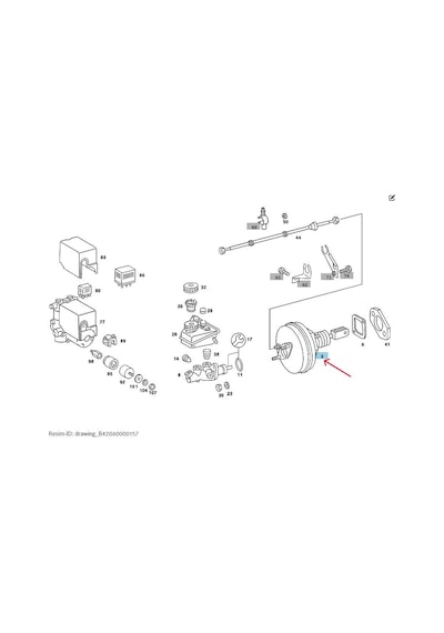 Mercedes Benz Fren Westinghouse A0044300730 A0004301508
