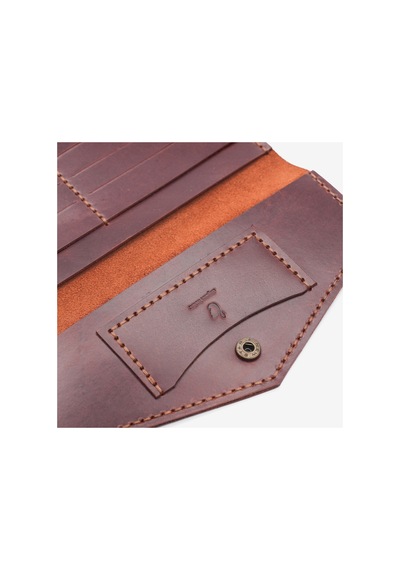 Elegance Leather El Yapımı Hakiki Deri Kadın Cüzdan Kahverengi - 631884675 kahverengi