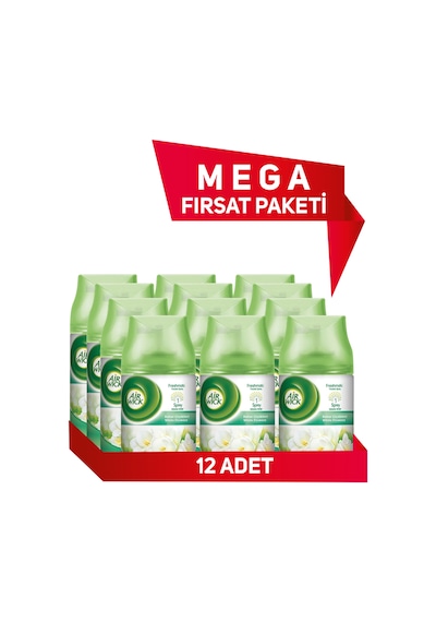 Air Wick Bahar Çiçekleri Oda Kokusu Yedek 12 x 250 ML Air Wick Bahar Çiçekleri Oda Kokusu Yedek 12 x 250 ML