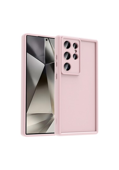 Zore Galaxy S25 Ultra Kılıf Kamera Korumalı Ogaa Ananas Kapak - Pembe