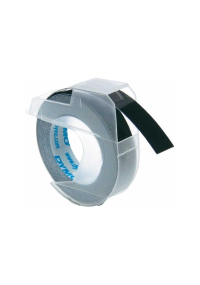 Dymo 3D Kabartma Şerit 9 MM x 3 M Siyah