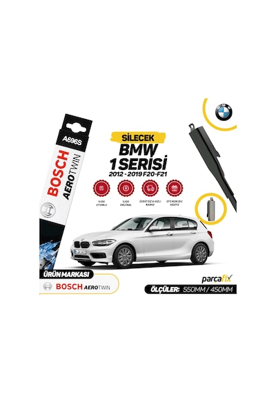 Bmw 1 Bosch Aerotwin A696S Silecek Takımı 2012-2019 F20-F21
