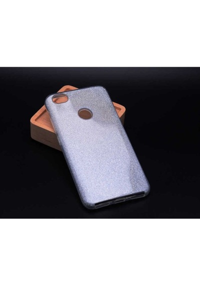 Xiaomi Redmi Note 5a Kılıf Zore Shining Silikon Gümüş