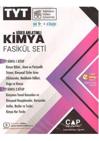 2023 TYT Kimya Seti -  Çap Yayınları