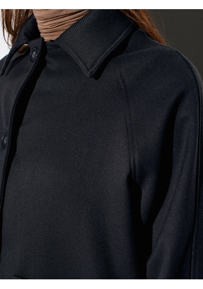 Dilvin 60773 İçi Polarlı Oversize Ceket-antrasit Antrasit