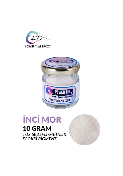Sedefli Metalik Toz Pigment Boya / Inci Mor / Epoksi Için