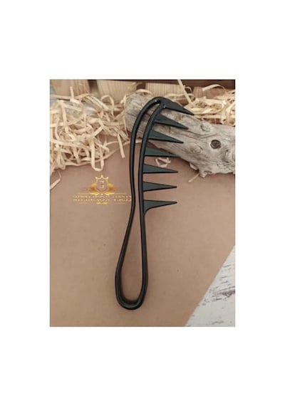 Geniş Aralıklı Wax Şekil Verme Tarağı, Siyah Renkli 0