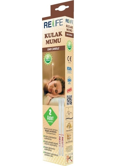 Kulak Temizleme Mumu Çubuğu Ear Candle 2'li x 2