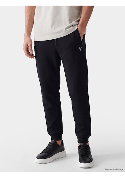 Lcw Eco Siyah Regular Fit Erkek Jogger Eşofman Altı