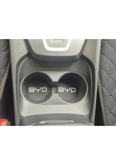 Byd Araç Bardaklık Altlığı , Byd Şişe Ve Bardak Altlığı, Byd Logolu Oto Bardaklık Altlığı Diğer