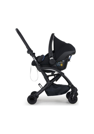 Bumprider Connect İkiz Bebek Arabası / Black - Grey Melange Black - Grey Melange