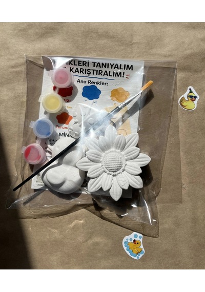 Eğitici Boyama Aktivite Seti 3 Lü Kız Modelleri