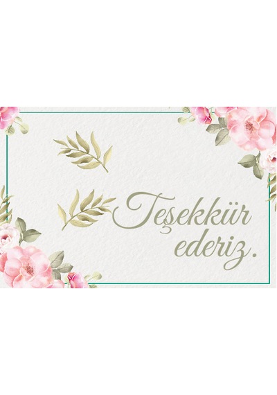 Ny Teşekkür Kartviziti