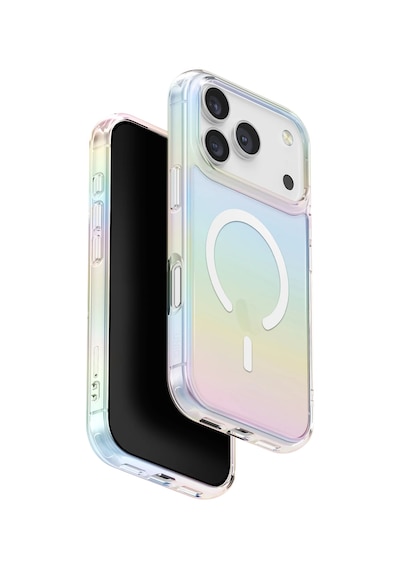 Apple Uyumlu iPhone 17 Pro Max Kapak Holografik Renk Değiştiren Koruyucu Kılıf Magclick Polikarbonat Malzeme Gökkuşağı Apple Uyumlu iPhone 17 Pro Max Kapak Holografik Renk Değiştiren Koruyucu Kılıf Magclick Polikarbonat Malzeme Gökkuşağı