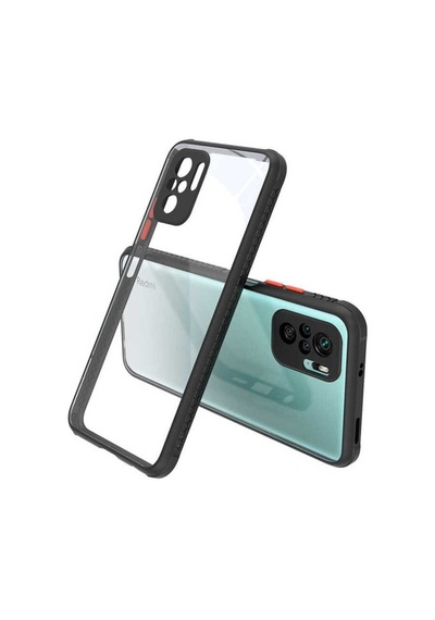 Xiaomi Redmi Note 10s Kılıf Zore Kaff Kapak Siyah