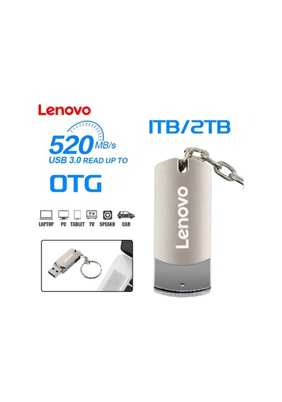 Lenovo 16tb 2tb Usb 3.2 Flash Sürücü Yüksek Hızlı Metal Kalem Sürücü Typec 16tb