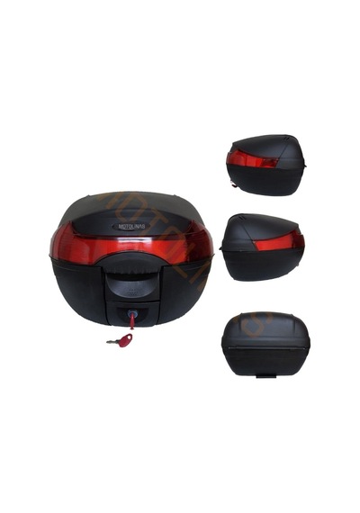 Mefatech Mf33 33Lt Siyah Çanta Topcase Kızaklı Full Aparatlı