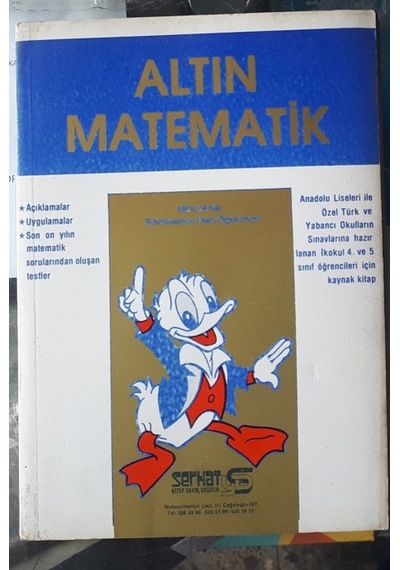 Altın Matematik Açıklamalar Uygulamalar 1984 Yılı Basım