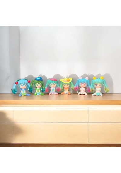 Vıp Hatsune Miku 6lı Karakter Set 7 Cm Biblo Set Hatsune Miku Oyuncakları Hatsune Miku Karakterleri Diğer