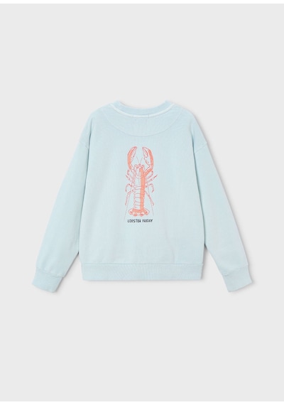 Mayoral Boston Erkek Çocuk İki İplik Sweatshirt Mavi