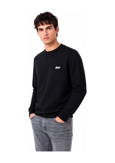 Baglan Erkek Sıfıryaka Mevsimlik Sweatshırt Bgl-st05446 Siyah