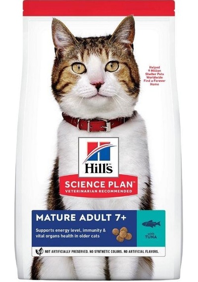 Hill's Scıence Plan +7 Somonlu Yaşlı Kedi Maması 1,5 Kg
