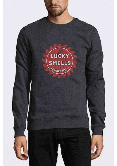 A Series Of Unfortunate Events Lucky Baskılı Erkek Sweatshirt