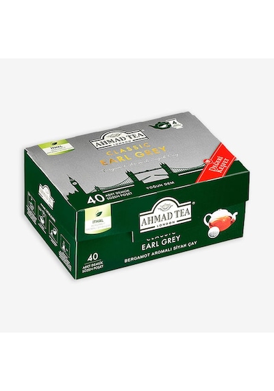 Ahmad Tea Classic Earl Grey Bergamot Aromalı Çay 40'lı