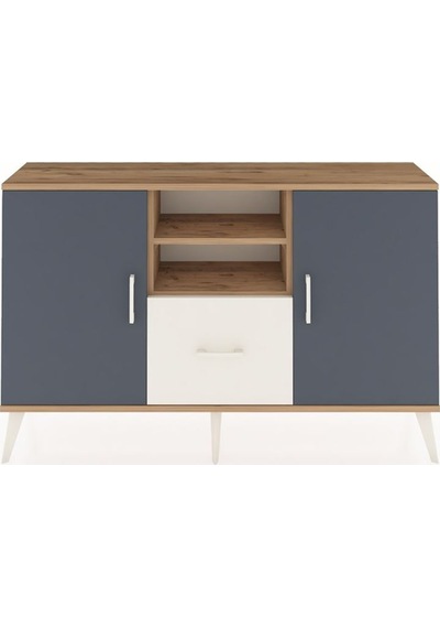 Arges Konsol 4 Raflı Tek Çekmeceli 2 Kapaklı 132x30x83 Çam-antrasit/aytaşı Antrasit/aytaşı Arges Konsol 4 Raflı Tek Çekmeceli 2 Kapaklı 132x30x83 Çam-antrasit/aytaşı Antrasit/aytaşı