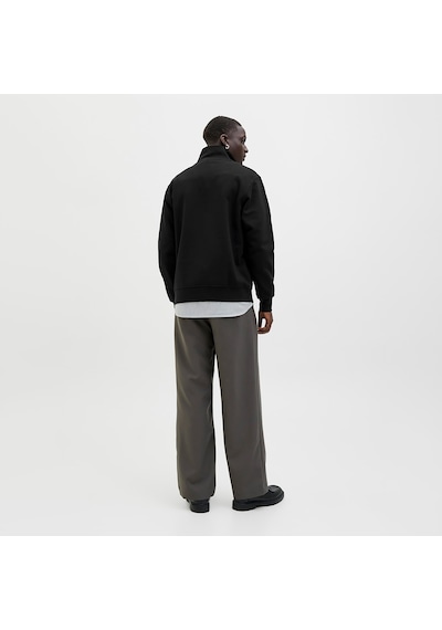 Jack & Jones Soho Erkek Siyah Sweatshirt 12278793-b Siyah