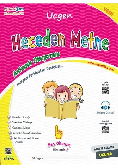 1. Sınıf 1.dönem Çalışma Seti 7 Kitap
