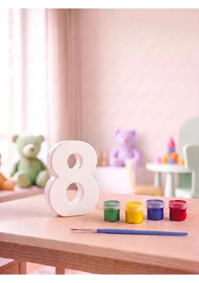 8 Rakamı Taş Boyama Hobi Seti