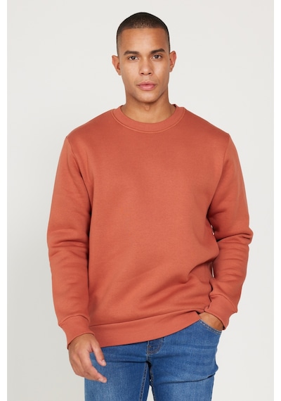 AC&Co / Altınyıldız Classics Erkek Acık Kahve Standart Fit Normal Kesim İçi Polarlı Bisiklet Yaka Sweatshirt Açık Kahverengi AC&Co / Altınyıldız Classics Erkek Acık Kahve Standart Fit Normal Kesim İçi Polarlı Bisiklet Yaka Sweatshirt Açık Kahverengi