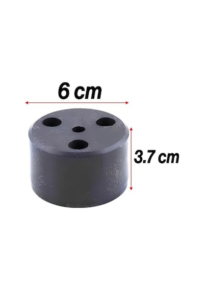 4 Adet Kapsül 3.7 Cm Siyah Mobilya Ayak Yükseltici Baza Ayağı Koltuk Kanepe Altı Puf Ayakları Diğer