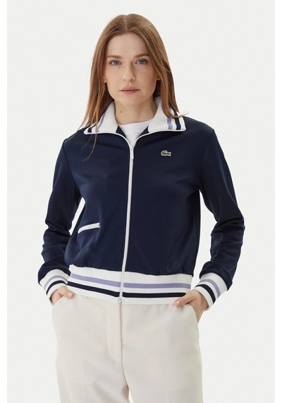 Lacoste Womens Regular Fit Sweatshirt Pamuklu Standart Kesim Kadın Sweatshirt Lacivert