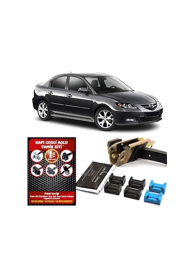 Barrer Mazda 3 Kapı Gergi Kolu (Limitör) 2 Kapı Tamir Kiti 2003-2017
