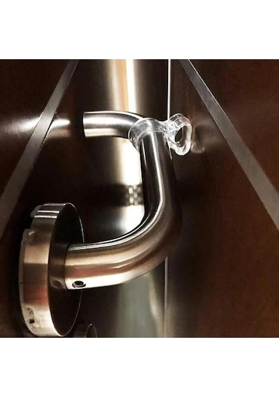 Vıvaluxe 12 Adet Plastik Kapı Kolu Stoperi, Kapı Arkası Duvar Koruyucu Tampon, Silikon Durdurucu, Pencere Kolu Stoper