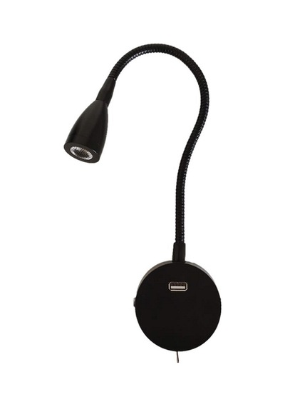 12v Usb Li Okuma Lambası Yat Karavan Marine 3w Led Günışığı