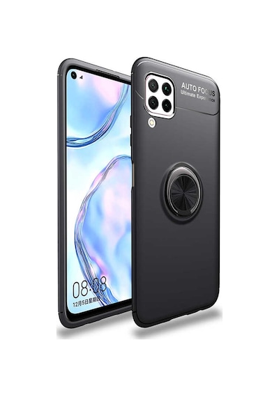 Huawei P40 Lite Kilif Yüzüklü Tam Korumali Silikon 434955163