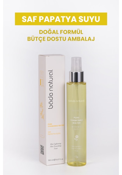 Papatya Suyu Saç Toniği %100 Doğal Ve Saf 150 Ml