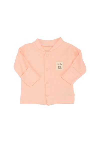 Bebegen Unisex Somon Fitilli Düğümlü Bereli Little Me Kendinden Eldivenli 3'lü Takım Çok Renkli